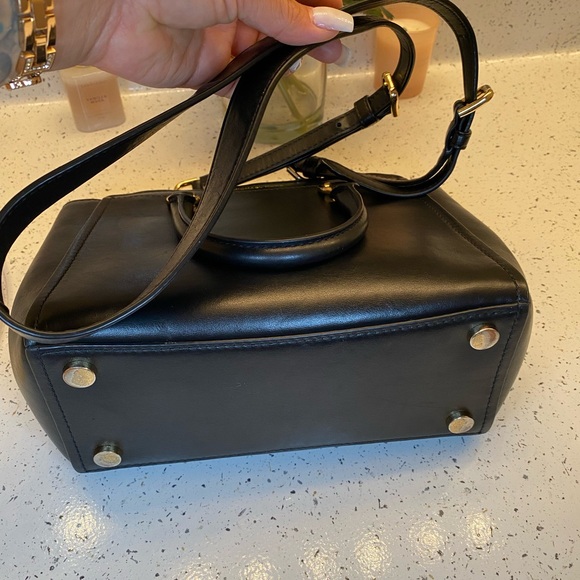 Michael Kors Black Satchel with Gold Accents - Picture 6 of 12